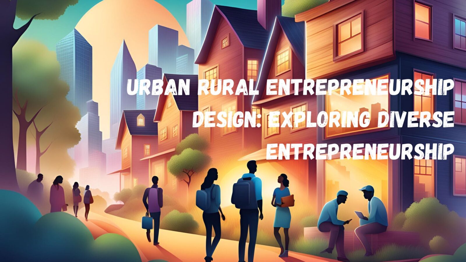 URBAN RURAL ENTREPRENEURSHIP DESIGN EXPLORING DIVERSE ENTREPRENEURSHIP